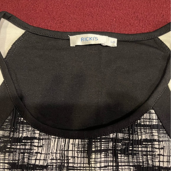 Ricki’s black and white tank NWOT - Picture 2 of 6